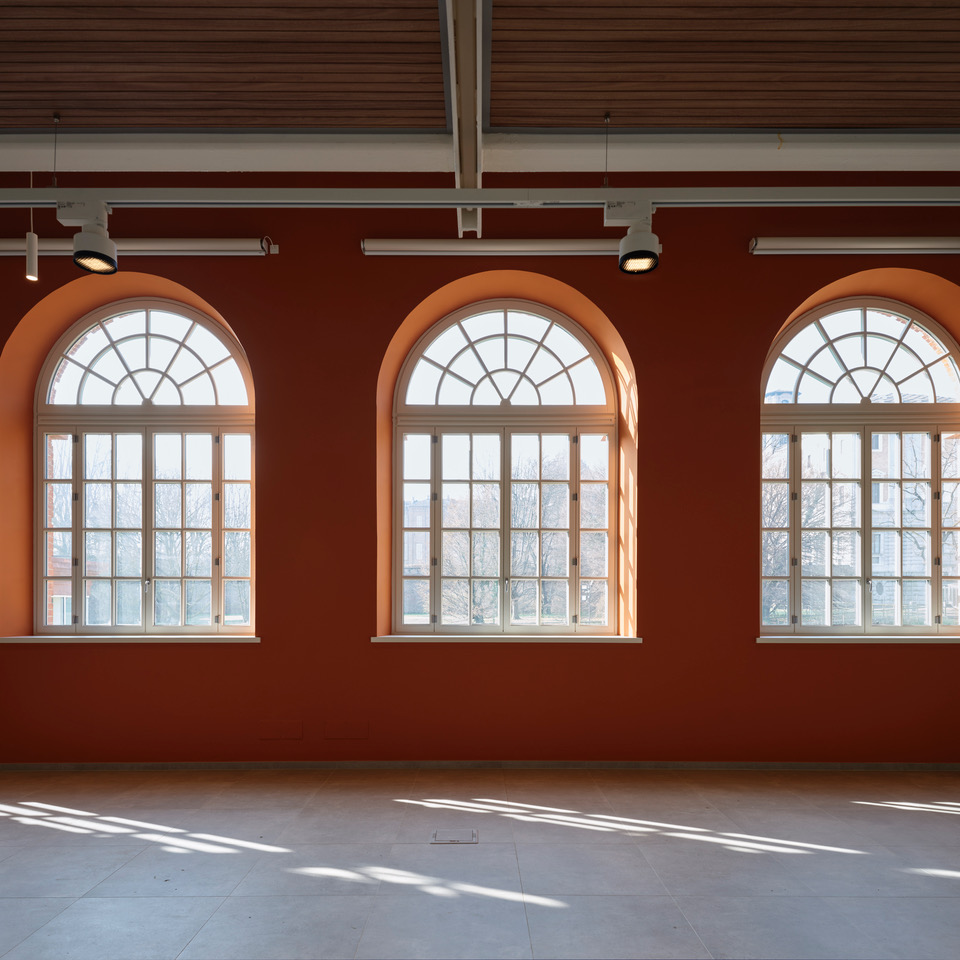 padiglioni orangerie finestre